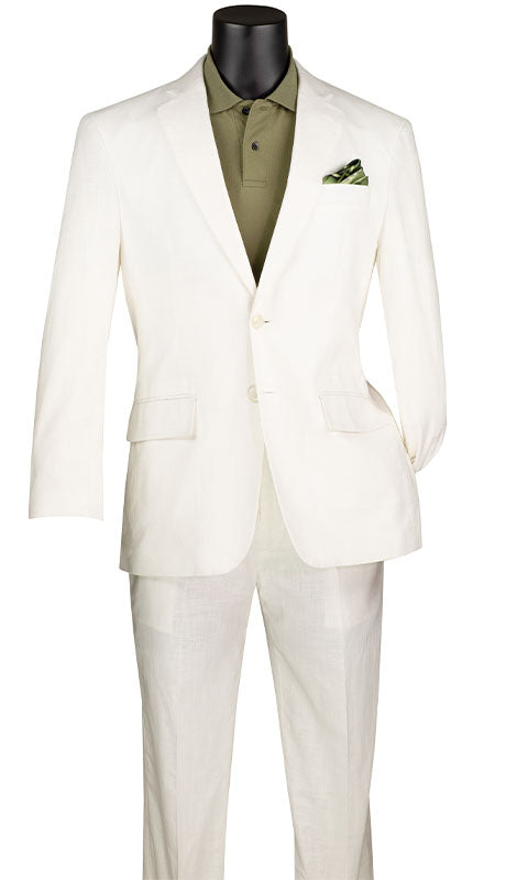 Vinci Mens Suit MLC-1-WHT