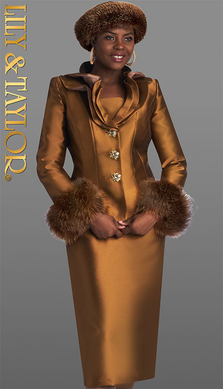 Lily And Taylor 4969-QO Ladies  Suit