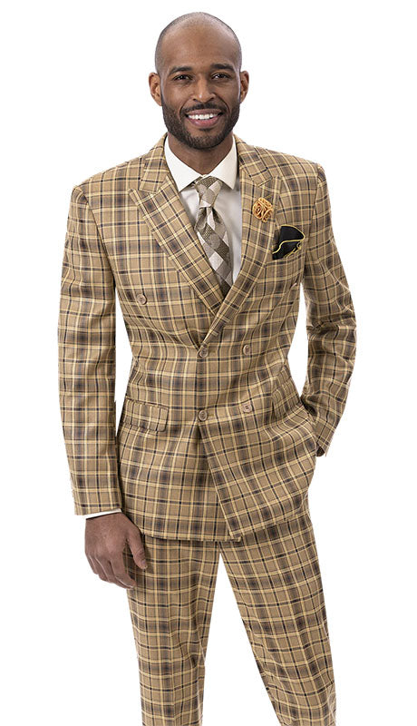 EJ Samuel M2786-GLD Mens  Suit
