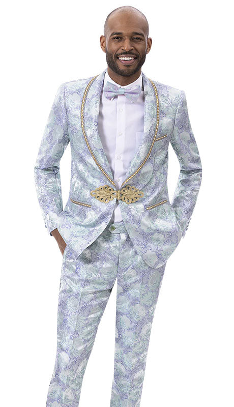 EJ Samuel JP118-BLU Mens Suits