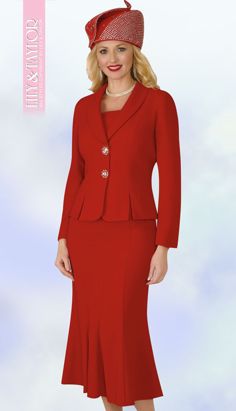 Lily And Taylor 2834-RED-QS