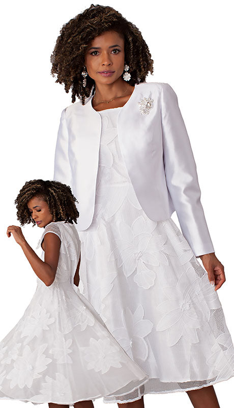 Chancele 4806-WHT  Dress
