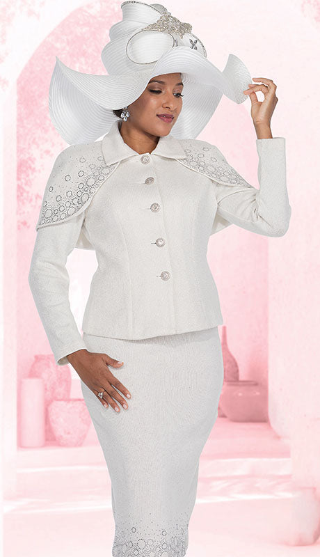 Elite Champagne Knit 5955-OFW-IH  Suit for Women