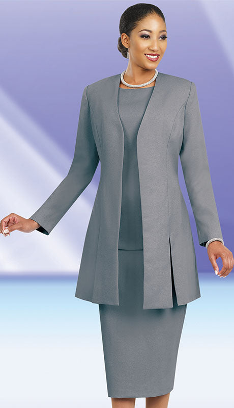 Ben Marc 2296-SIL  Usher Suit