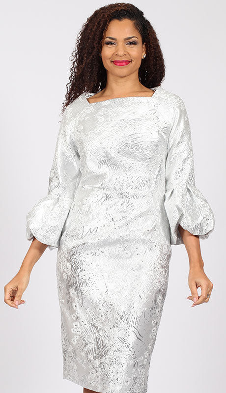 Diana Couture 8861-SIL  Dress