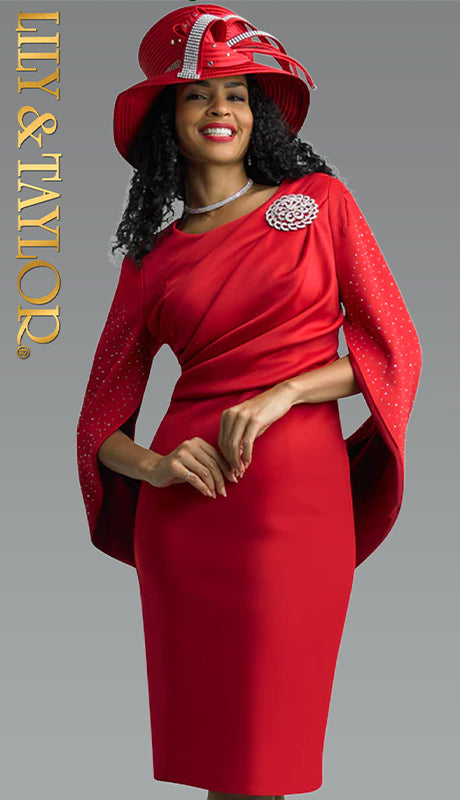 Lily And Taylor 3909-RED-QS