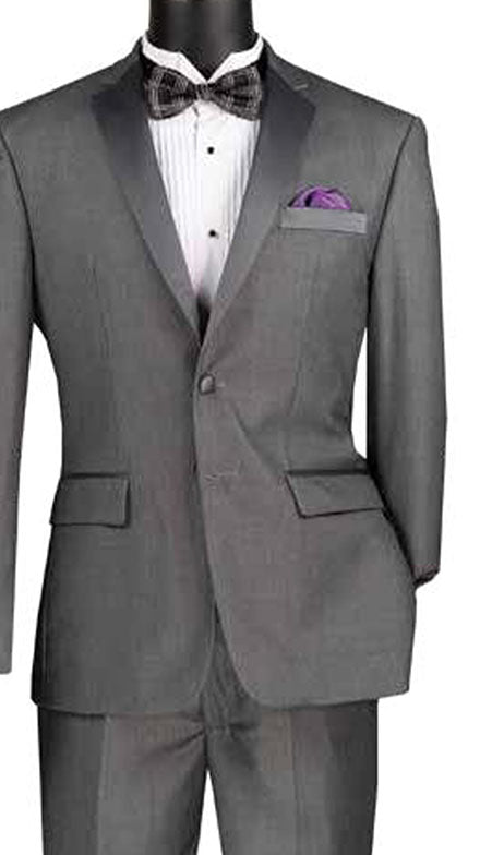 Vinci Mens Tuxedo T-SC900-GRY