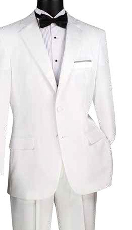 Vinci Mens Tuxedo T-2PP-WHT