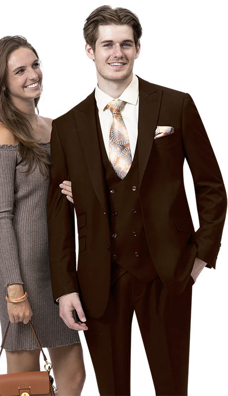 EJ Samuel M2770-BRN-QO Mens Suits