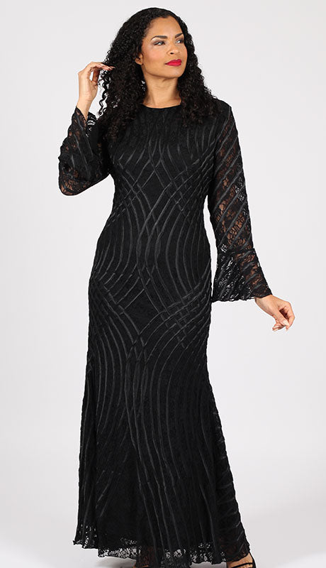 Diana Couture 8737-BLK  Dress