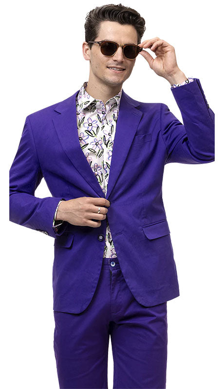 EJ Samuel CHJ01-PUR Chino Blazer