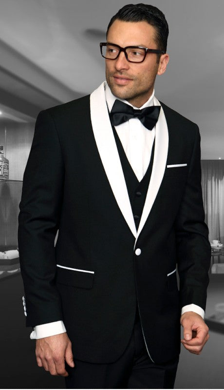 Mens  Suit ENCORE-BK-QO