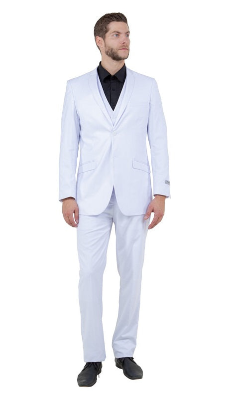 Tazzio Mens Suit M154S-08-WHT