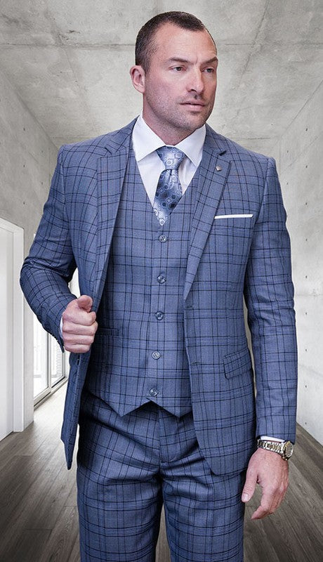 Mens  Suit STZV-300-GR