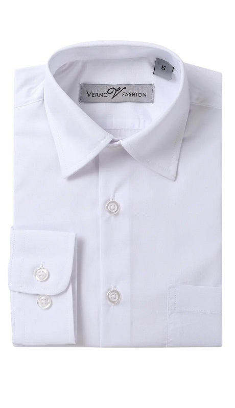 Verno Boys Shirt TC-01-WHT