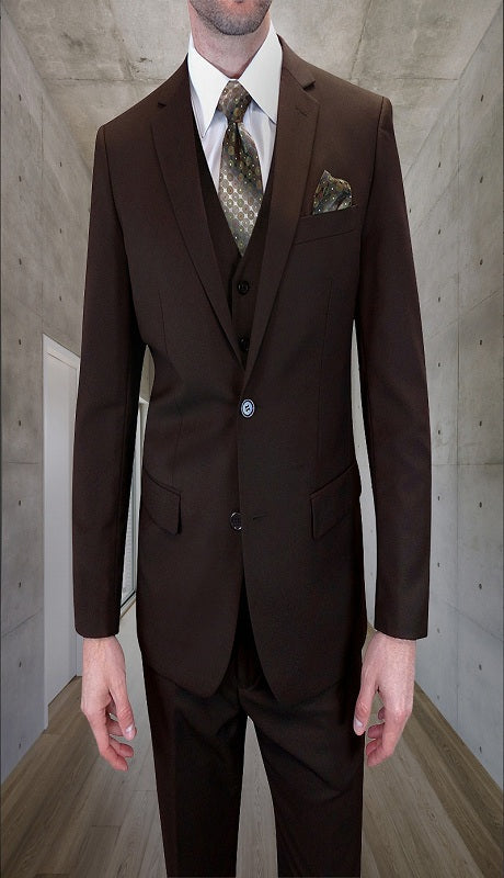 Mens  Suit TS-2V-BR