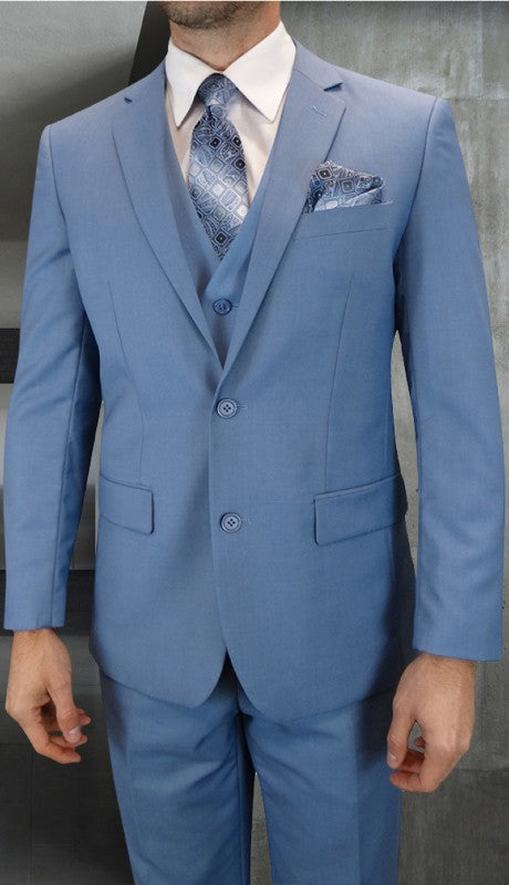 Mens  Suit TS-2V-SB